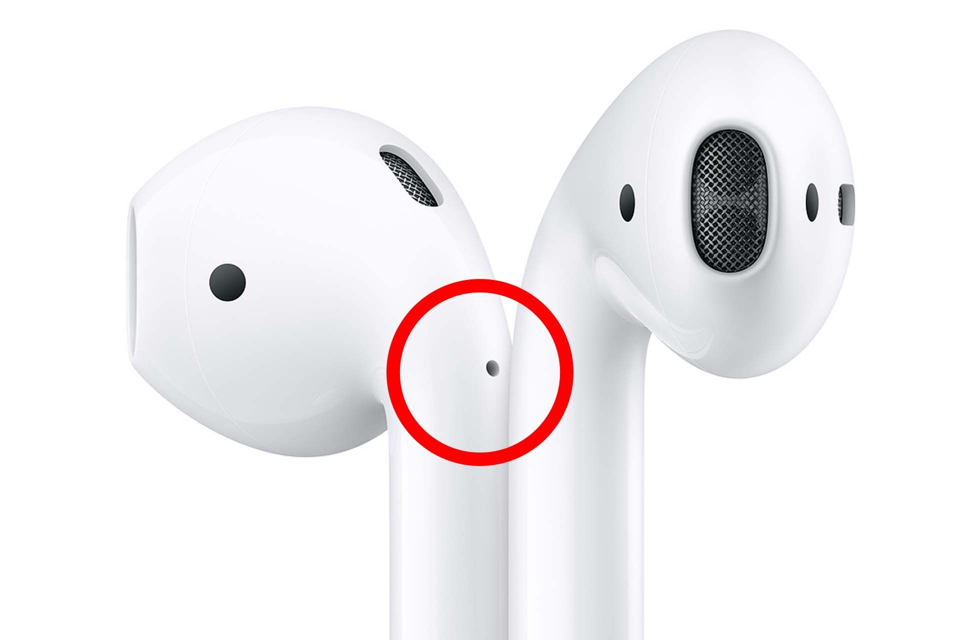 Extra holes in Apple earbuds