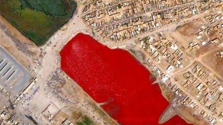 Iraq s Bloody Lake   Google Maps Coordinates 33