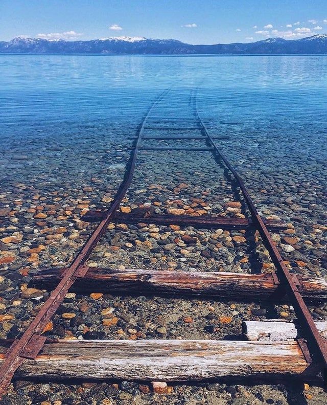 Lost tracks in Lake Tahoe
