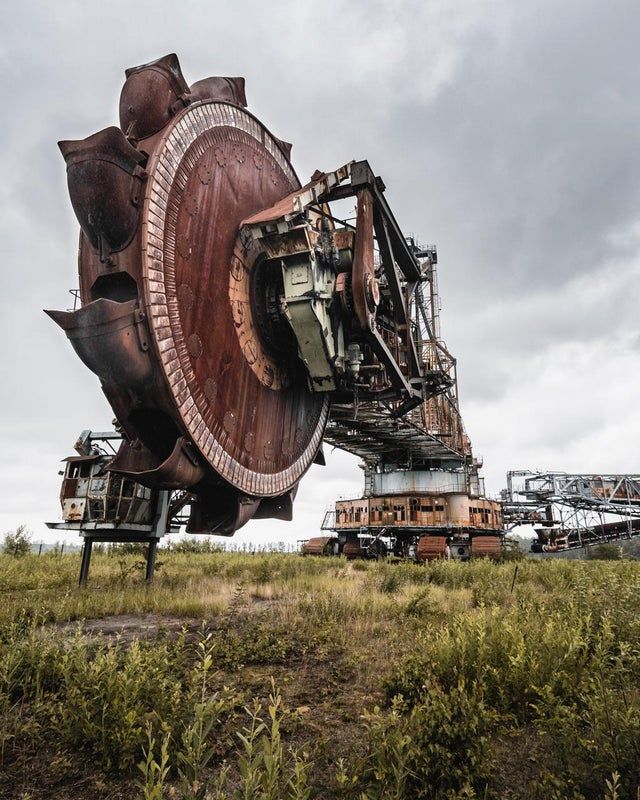 Old Bucket Wheel Excavator
