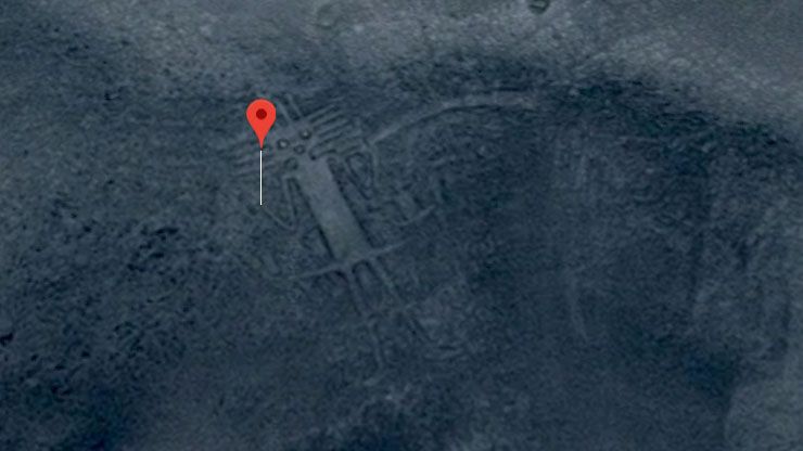 Strange Demon like Figure   Google Maps Coordinates  19