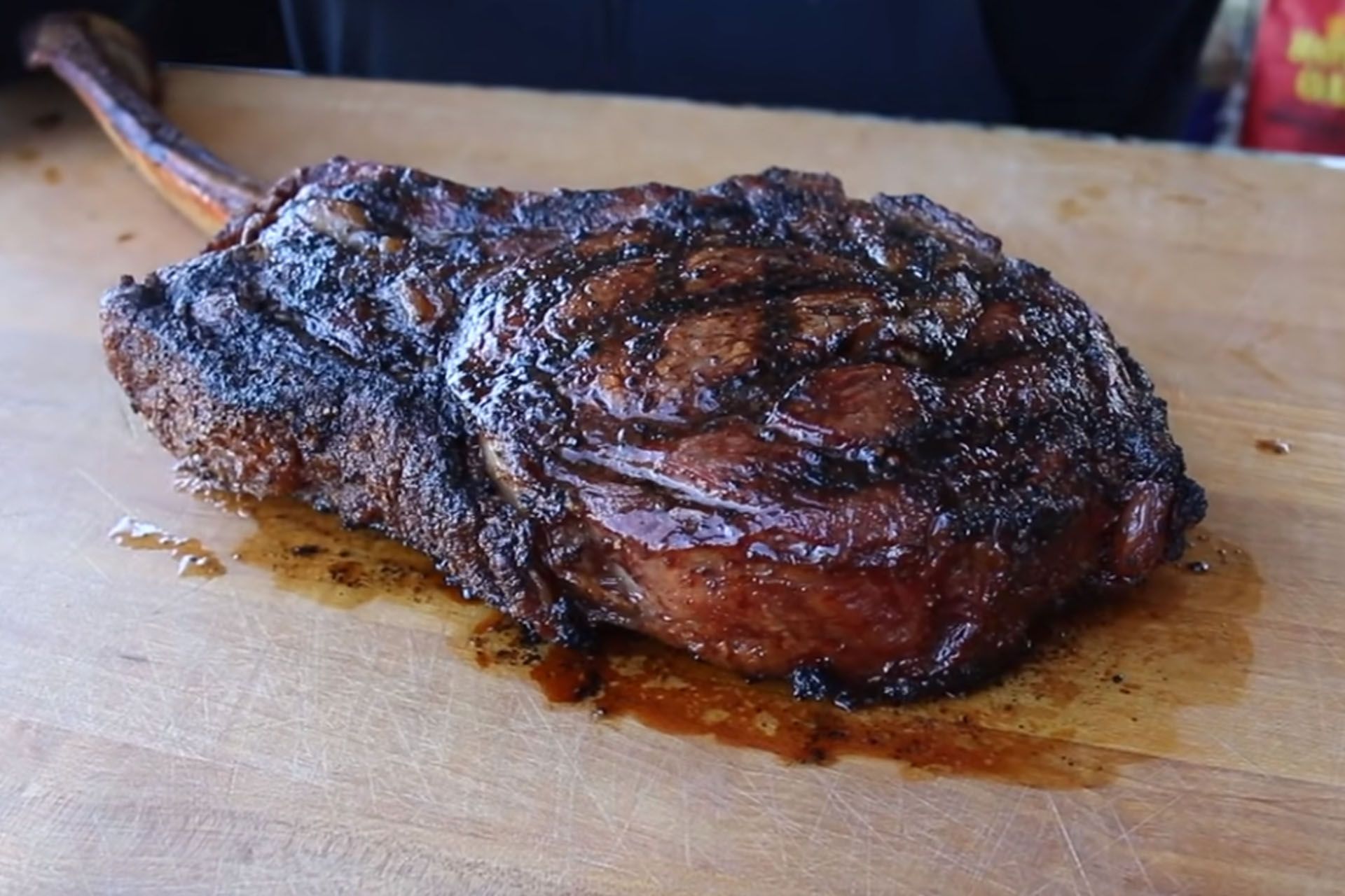 Mouthwatering Tomahawk Ribeye Steak Perfectly Grilled