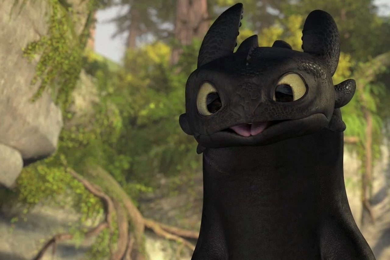 Toothless from How to Train Your Dragon 1280x853