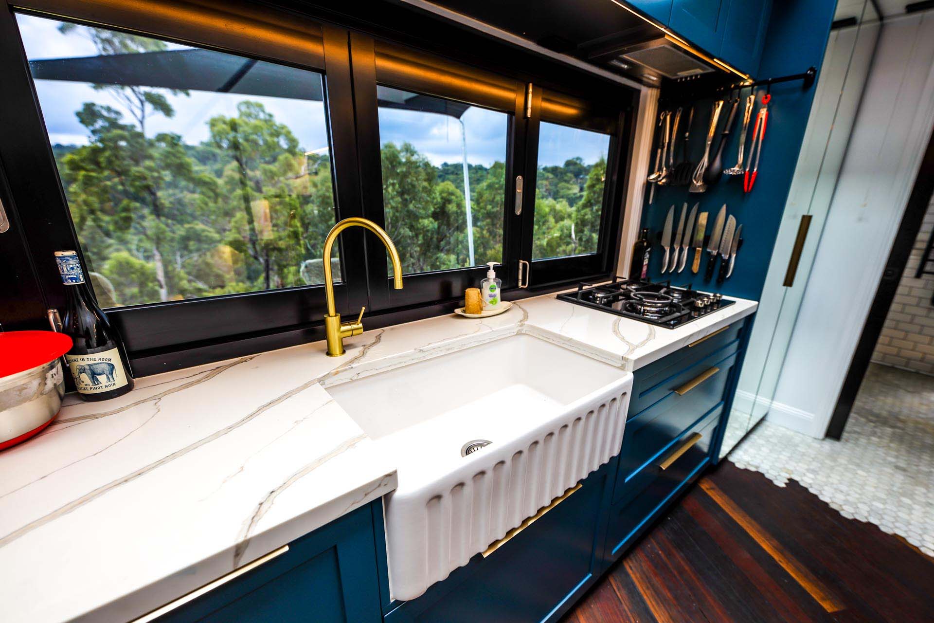 Ultra Modern Tiny House Kitchen