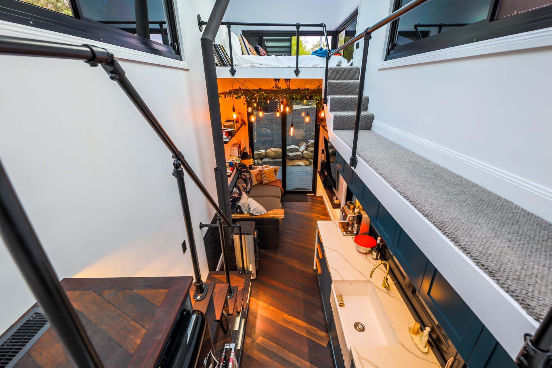 Ultra Modern Tiny House Top View