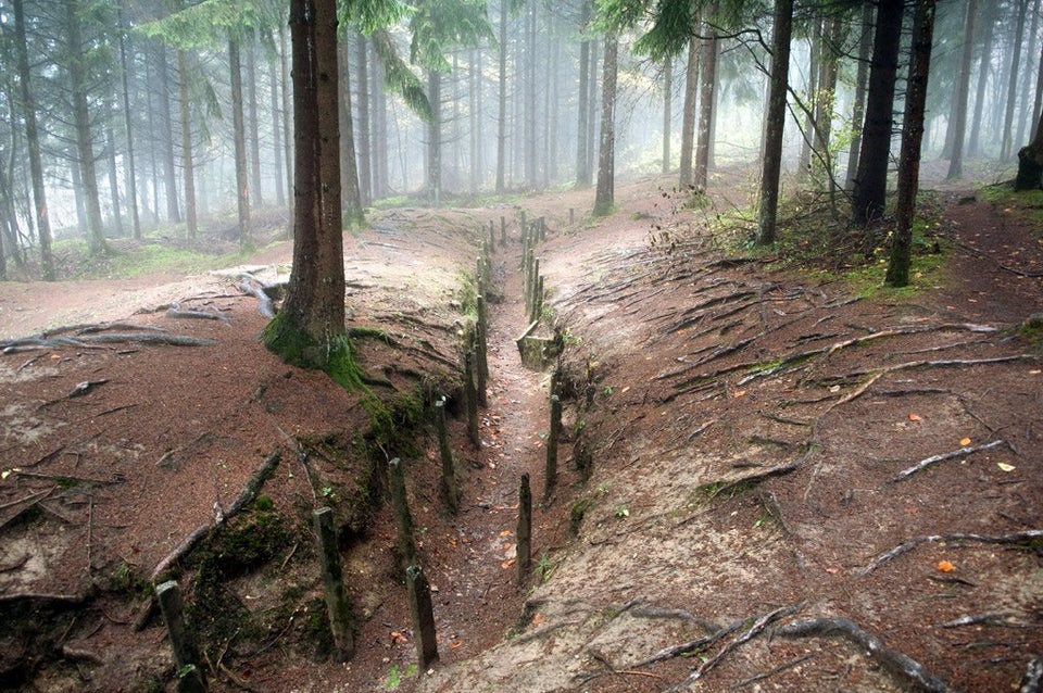 WWI trench in France