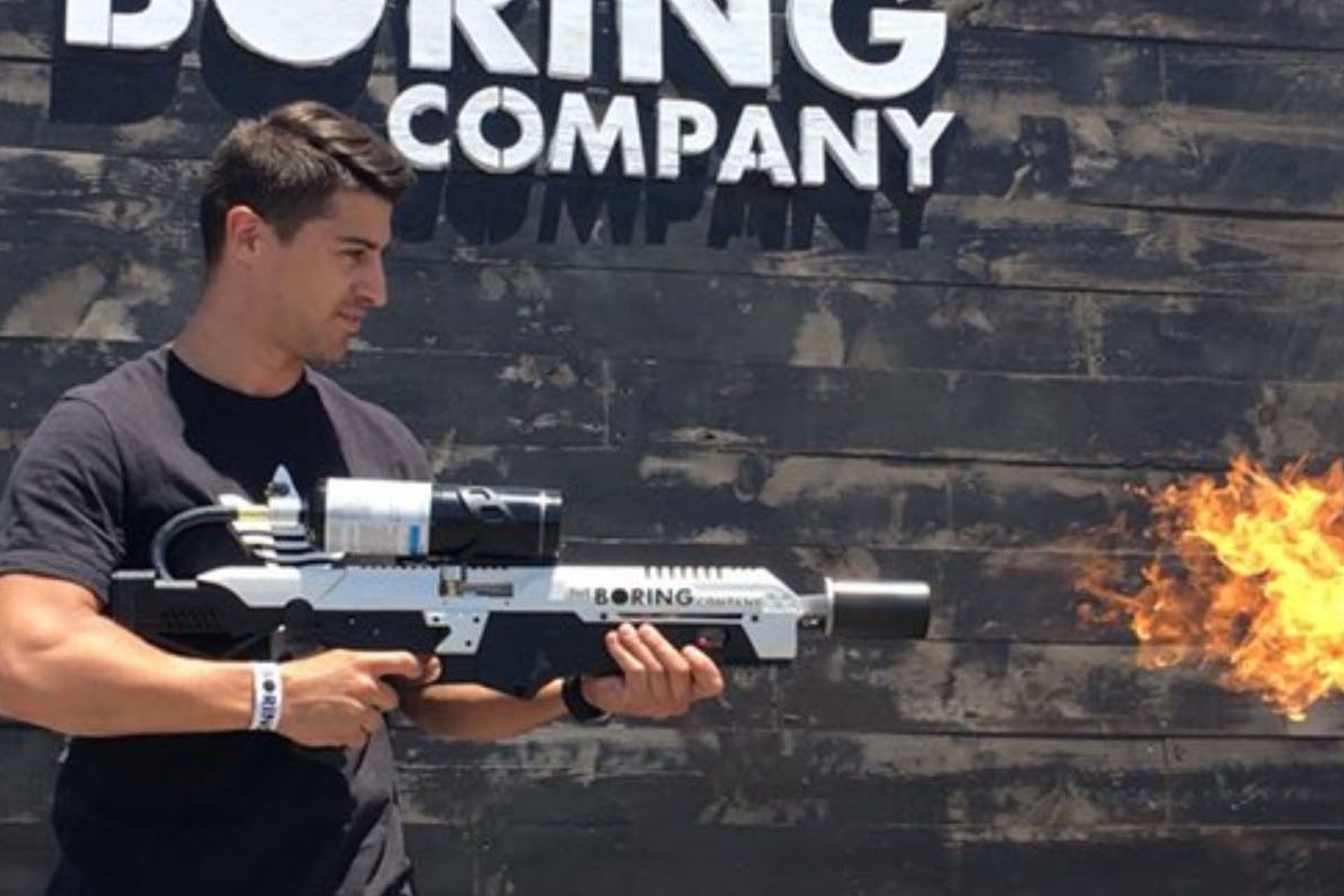 flamethrowers sold by The Boring Company
