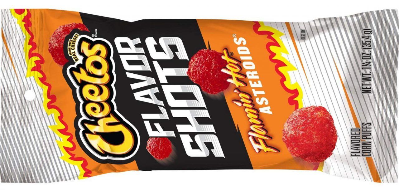 hot cheetos asteroids balls 1280x612