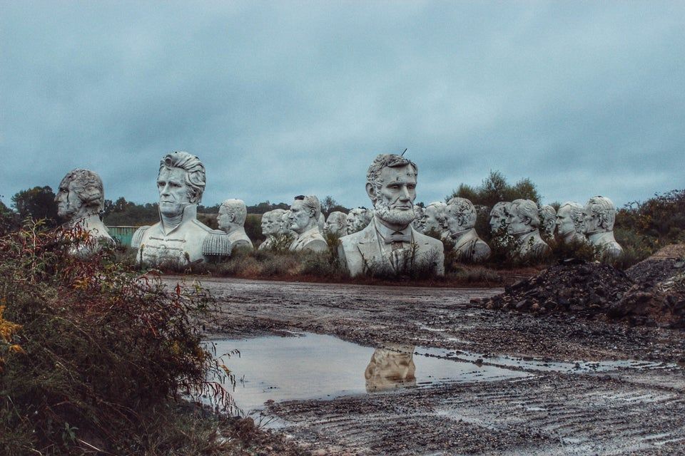 presidents heads in Virginia