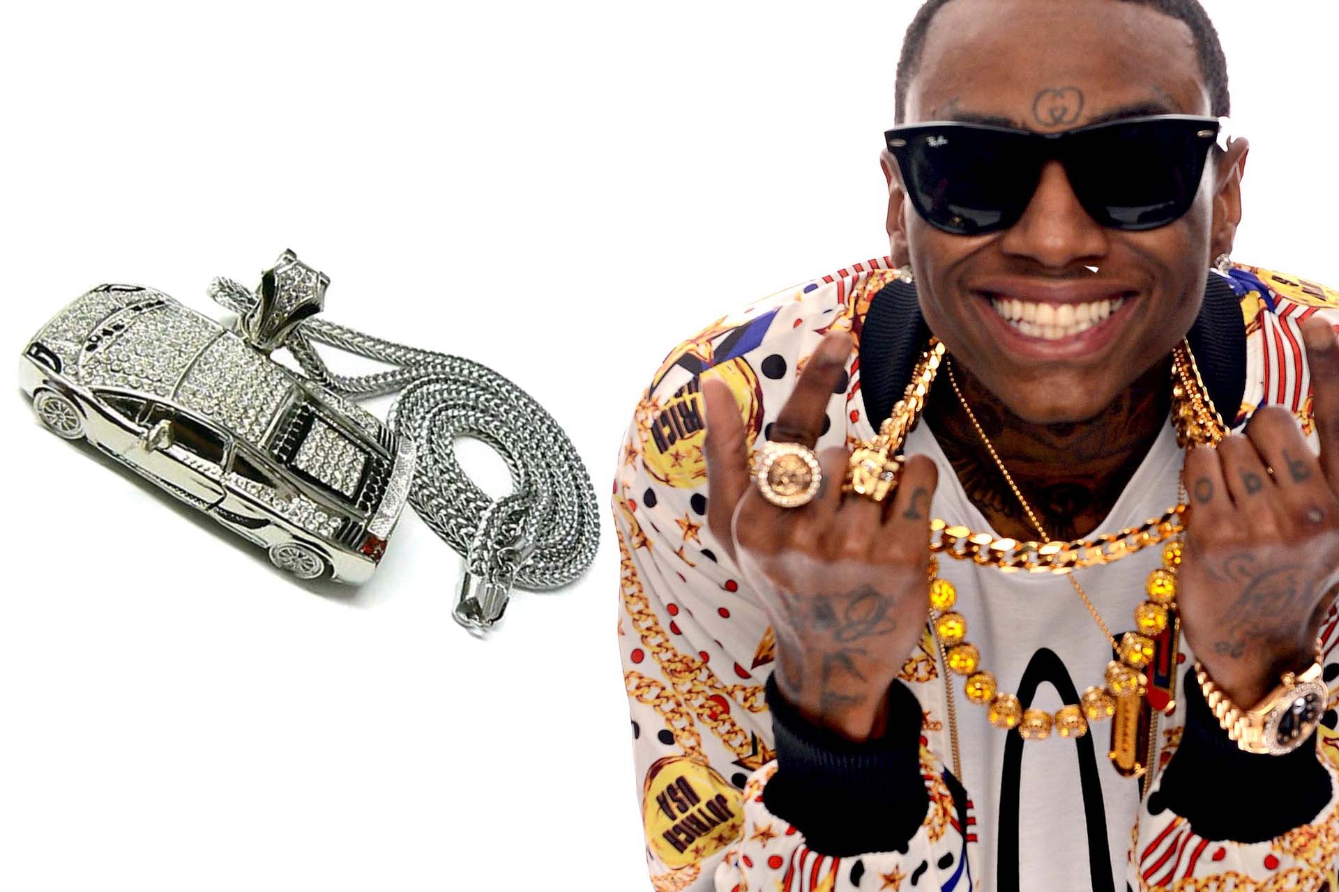 soulja boy black lamborghini chain