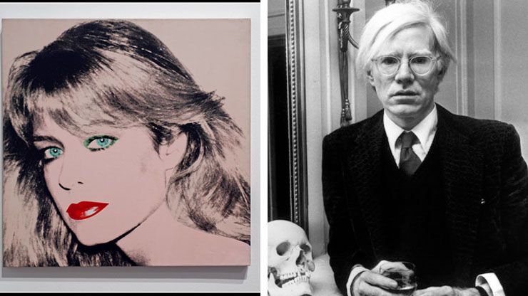 Andy Warhol painted her