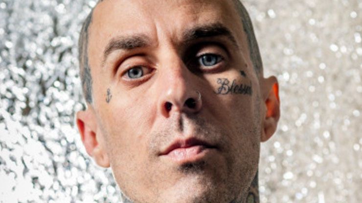 Celebrities Face Tattoos Travis Barker