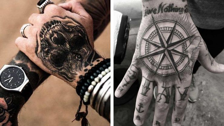 Hand Tattoos For Men Designs Ideas