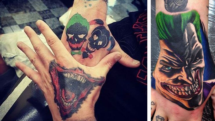Joker Hand Tattoos For Men 2