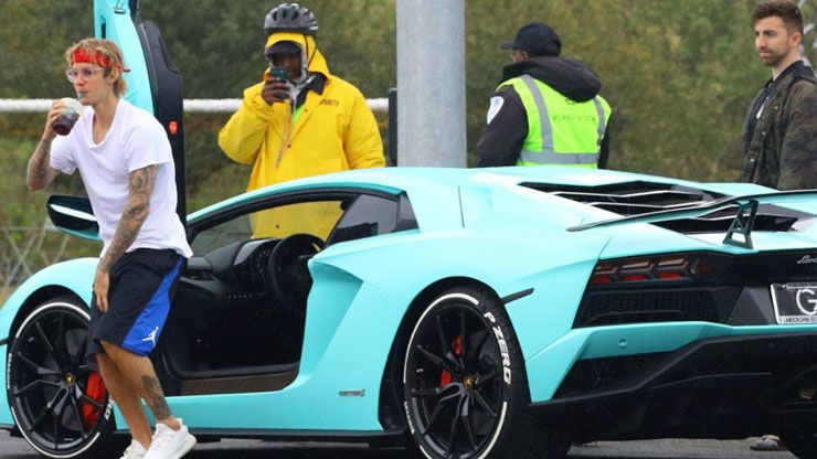 Justin Biebers Lamborghini