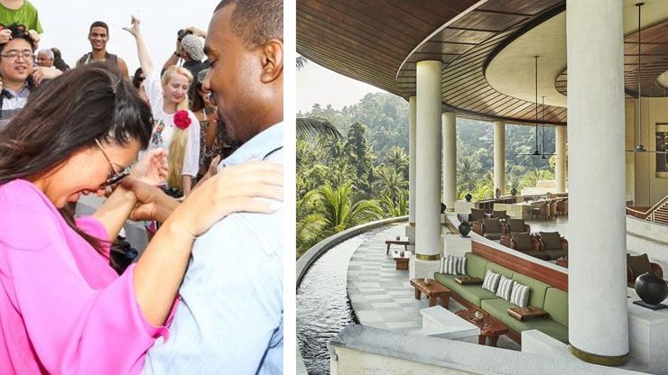 Kanye West Bali Vacation