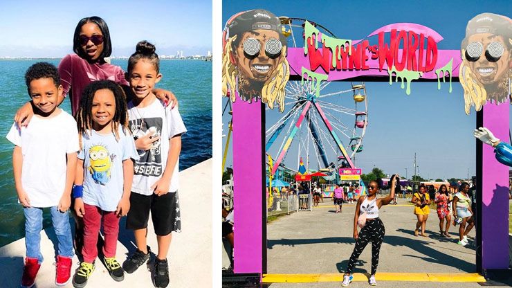 Lil Wayne Family Vacation