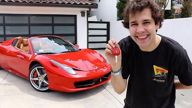Inside David Dobrik s Multi Car Garage