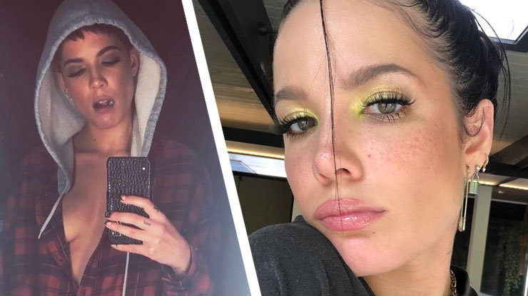 Inspirational Halsey on Social Media