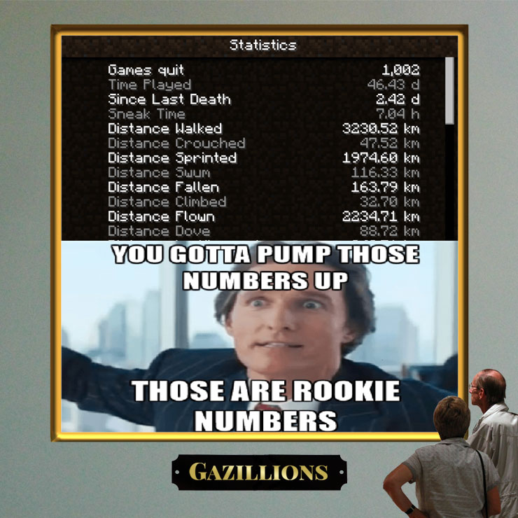 Minecraft Meme   Rookie numbers