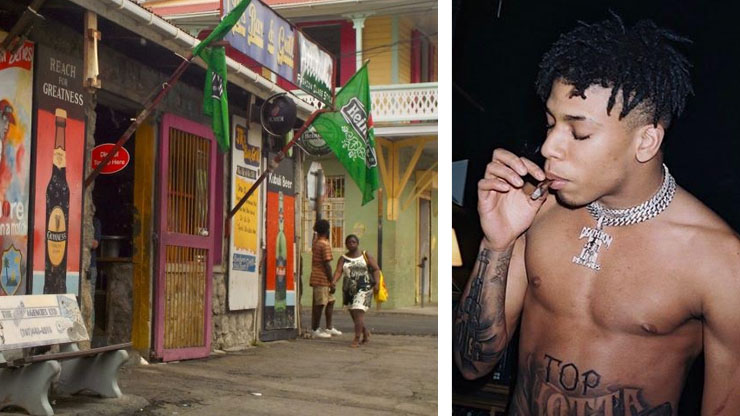 NLE Choppa s Caribbean Background