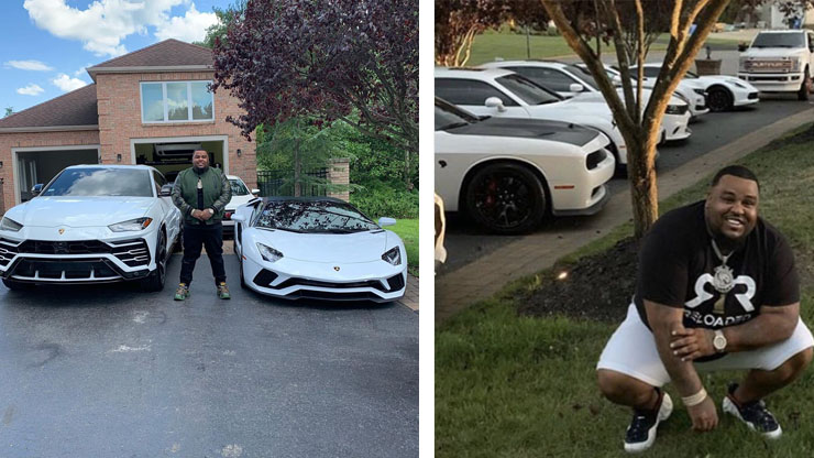 Omi In A Hellcat Fleet of Luxury Vehicles