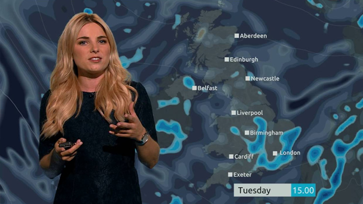 Sian Welby Weather Girl 1