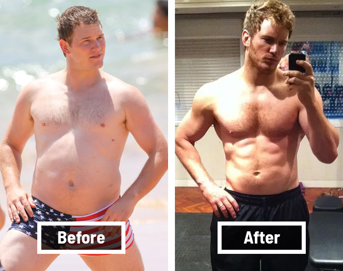 Chris Pratt Guardians Of The Galaxy Dramatic Transformation
