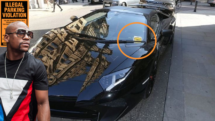 Floyd Mayweather Reacts To Getting A Parking Ticket