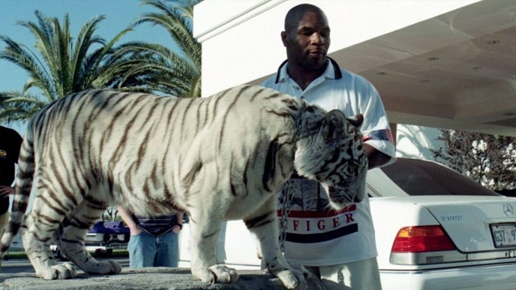 Mike Tyson and his tigers