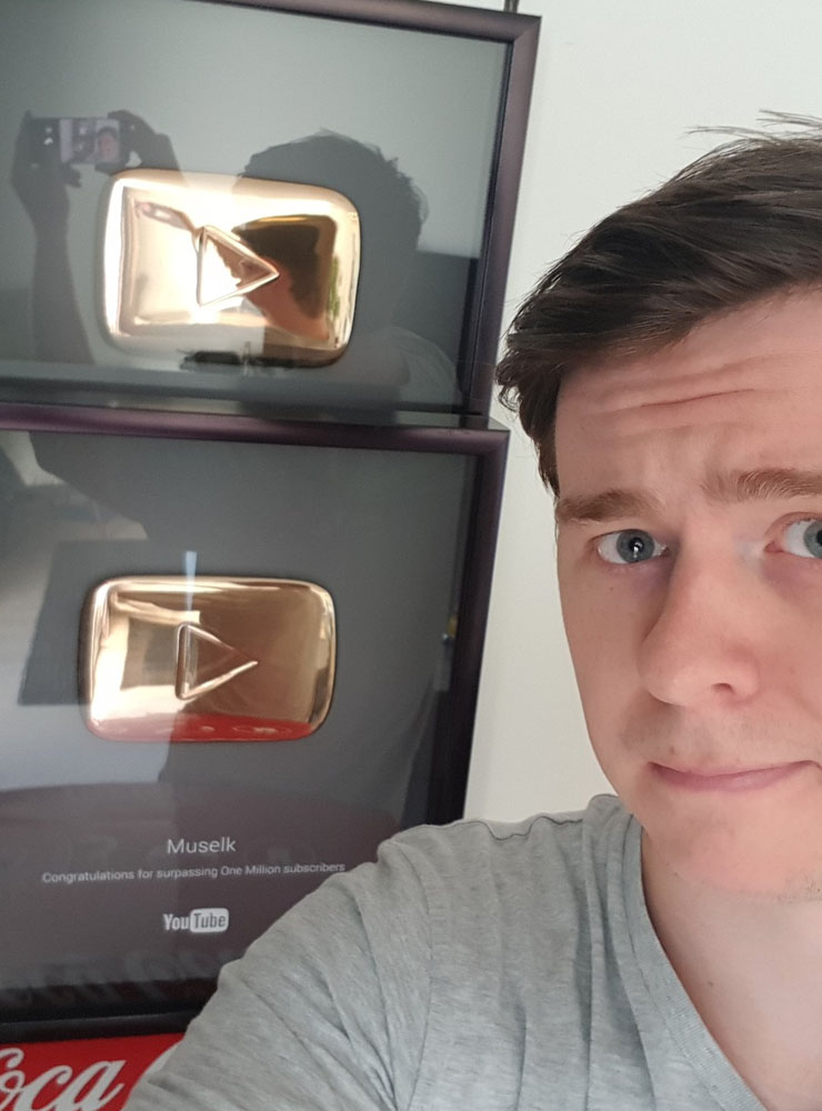 Muselk Gains 10 000 YouTube Subscribers Per Day