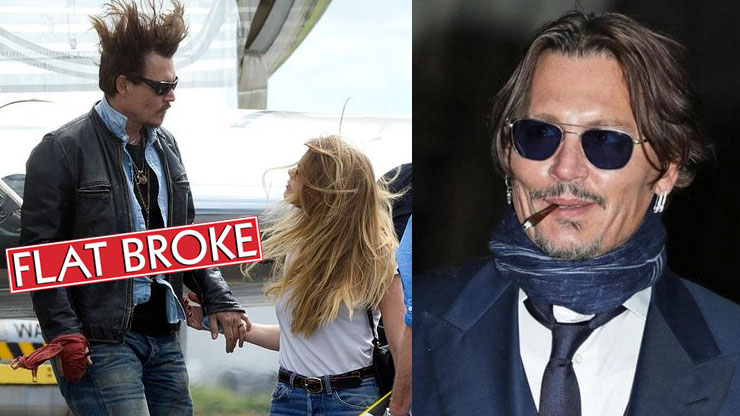 Johnny Depp Flat Broke