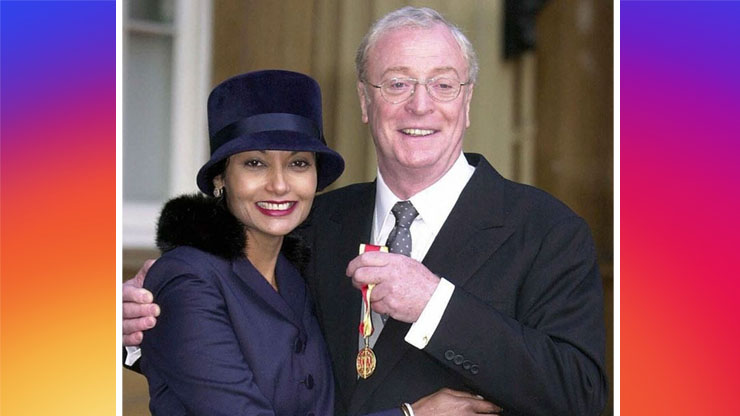 Michael Caine Wife Shakira Caine The Silver Screen