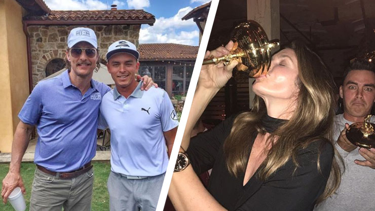Rickie Fowler Partying with Celebs