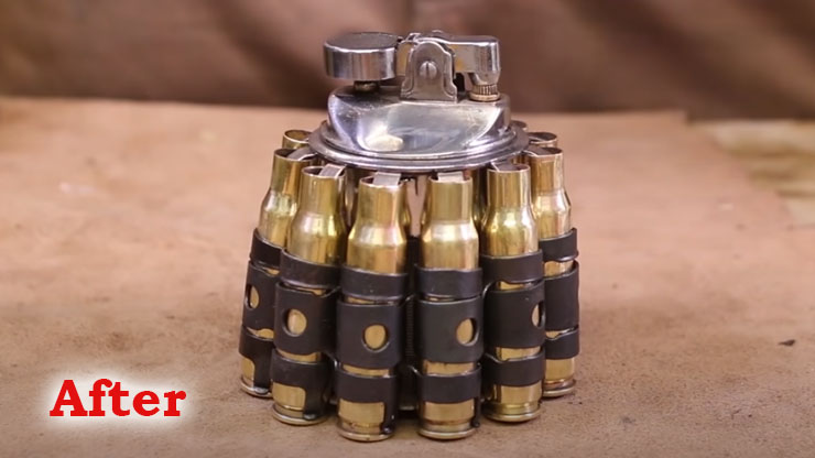Vietnam War Trench Art Lighter After