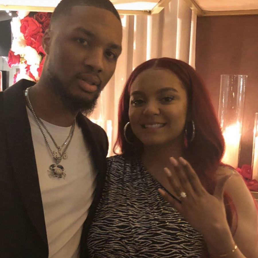 Kay  La and Damian Lilliard Get Engaged