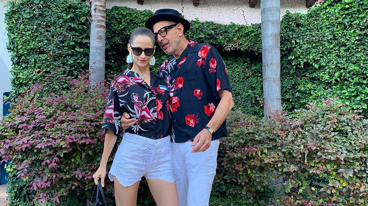 Jeff Goldblum Emilie Livingston 2