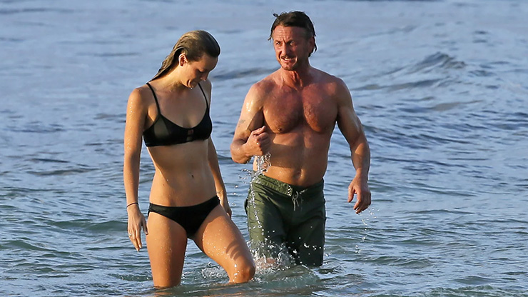 Sean Penn Leila George 3