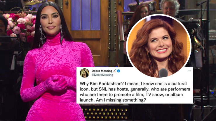 Oops! Debra Messing Clarifies Kim Kardashian SNL Tweet