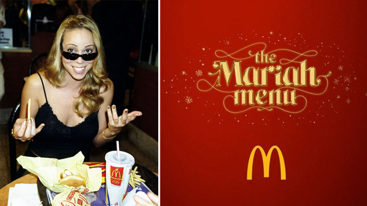 All Mariah Wants for Christmas is.... a Big Mac? McDonald's newest celeb collaboration is full of freebies!