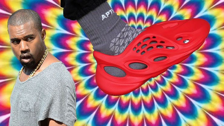 The New Yeezy Foam Runner "Vermilion": An Homage To Old Kanye West