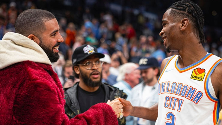 Drake completely unrecognizable by old couple at Houston Rockets game 3