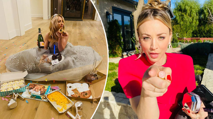 Kaley Cuoco celebrates a low-key birthday following split from ex-hubby Karl Cook