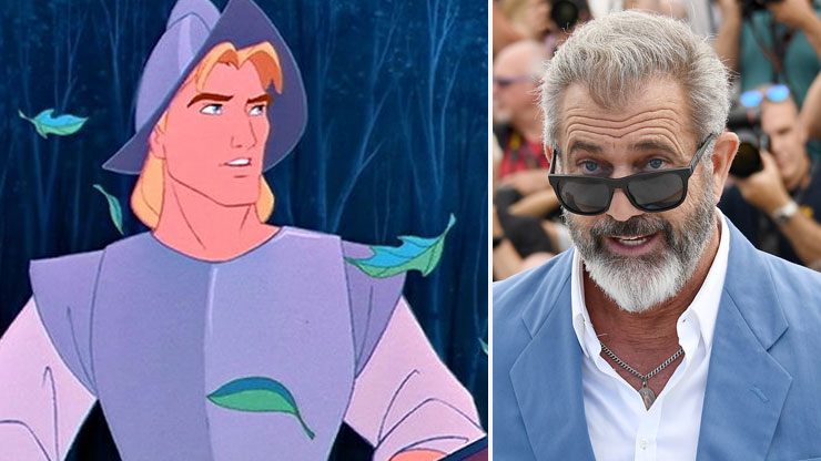 90s cartoon characters Mel Gibson