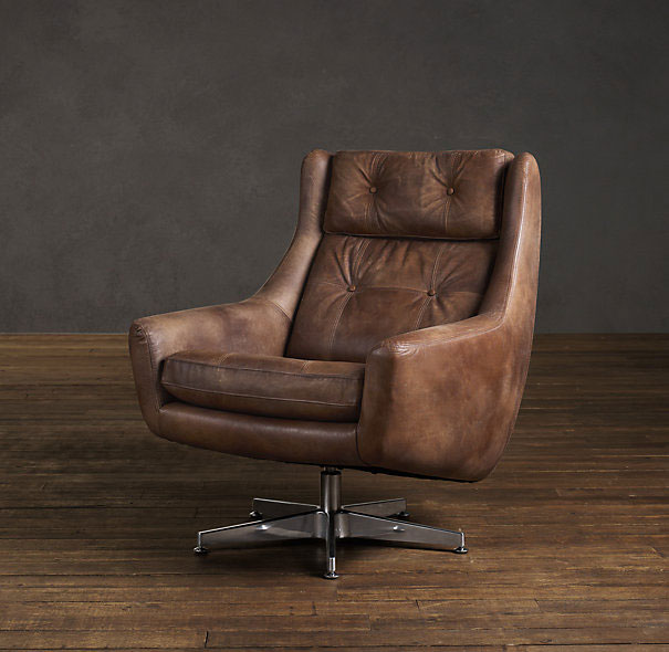 1 Motorcity Leather Swivel Chair