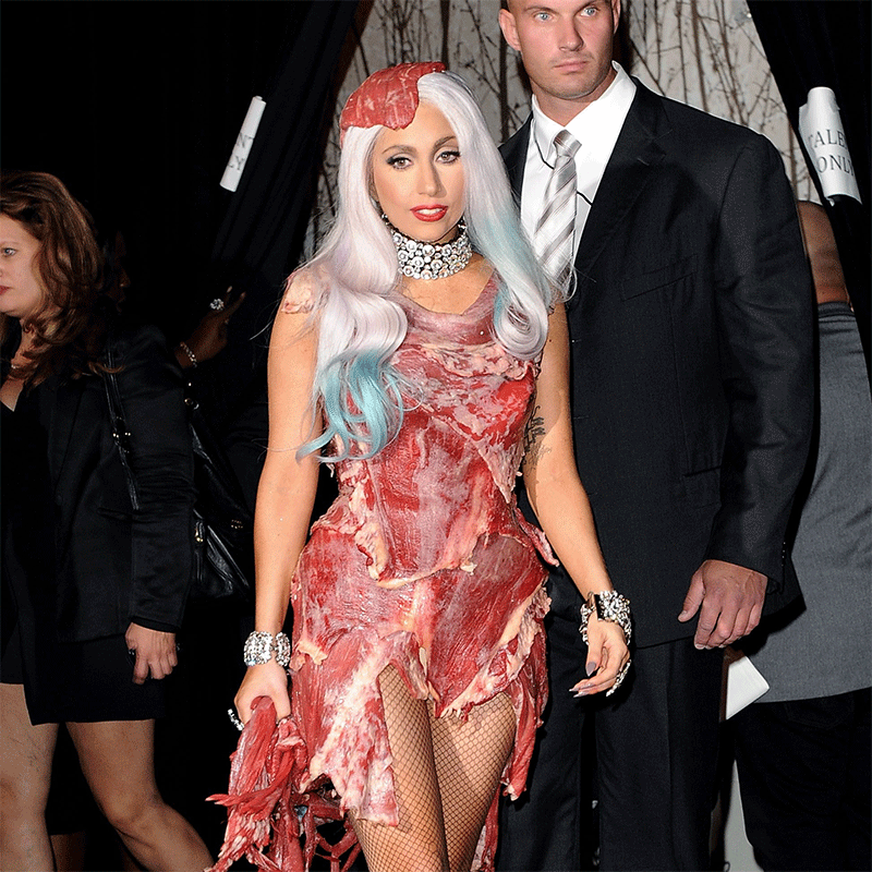 The meat dress