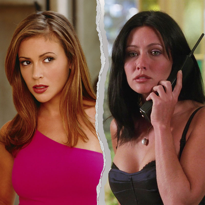 Shannen Doherty and Alyssa Milano