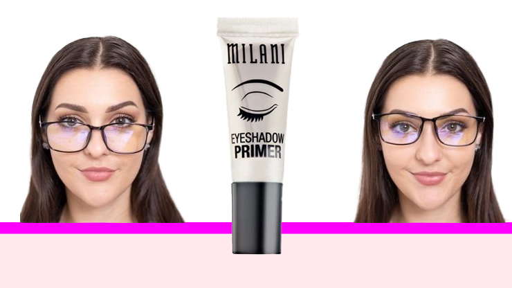 Eyeshadow Primer Under Glasses to Prevent Slipping