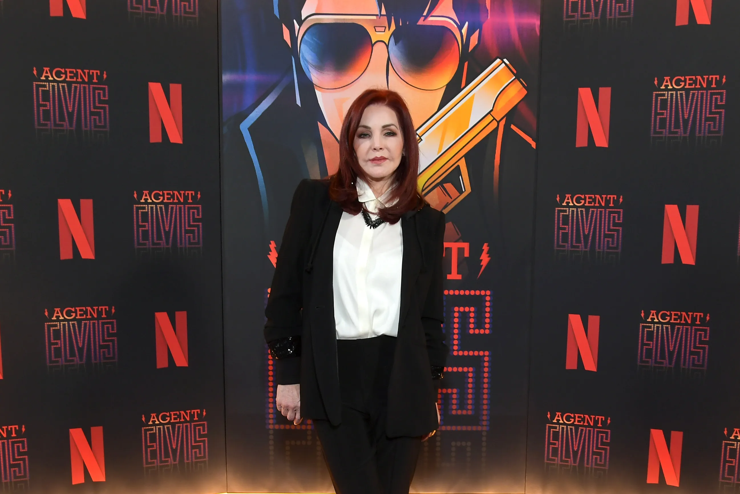 priscilla presley attends agent elvis 801240909